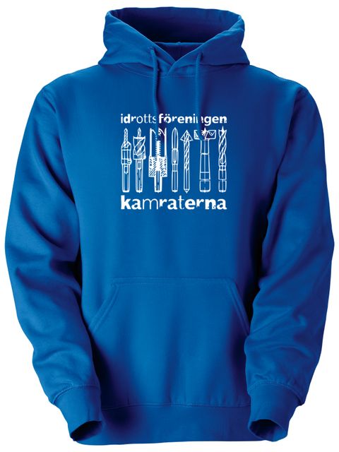 Hoodtröja, Blå - Bits